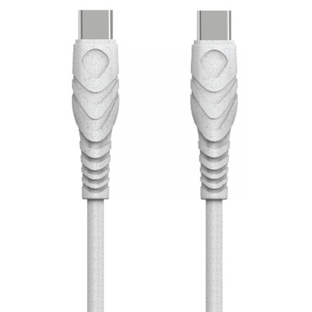 BIOND USB 2.0 Type C Összekötő Fehér 1.2m BIO-12-TT