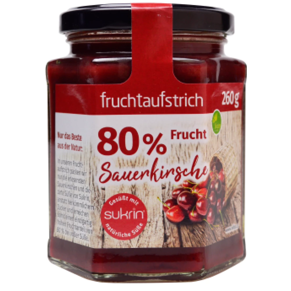 BIOSÜSSE Sukrin lekvár meggy 260 g