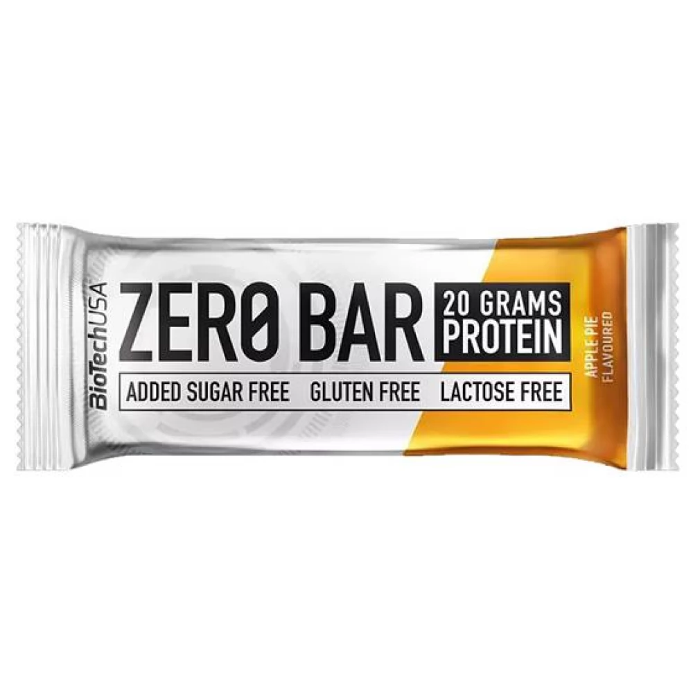 BIOTECH USA Zero Bar Fehérjeszelet 50g almás pite