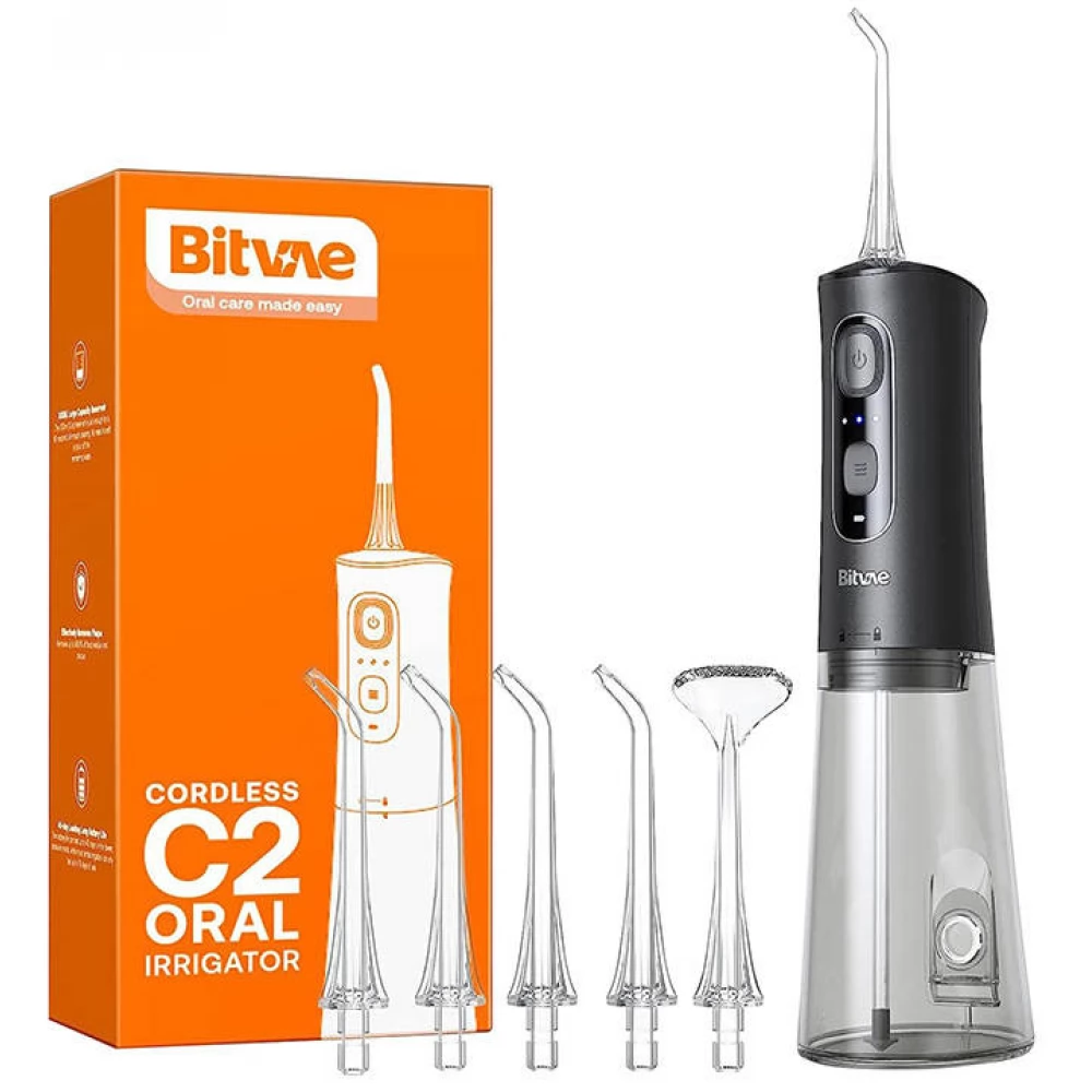 BITVAE C2 Elektromos szájzuhany 5 fúvókával fekete