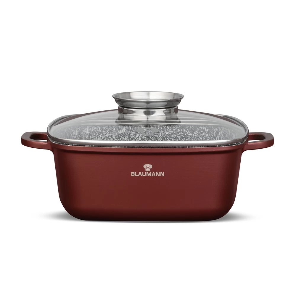 BLAUMANN BL-4092 Cerastone Collection 24cm négyzet alakú edény 4.4L
