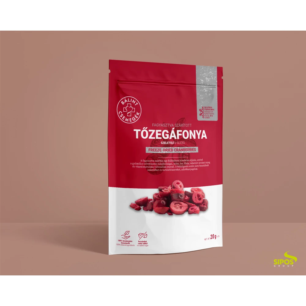 BÁLINT Bálint csemegék fagyasztva szárított tőzegáfonya szeletelt 20 g