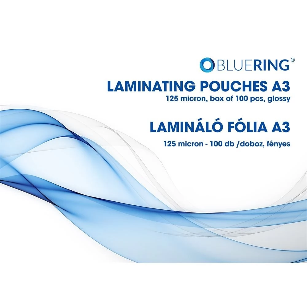 BLUERING Lamináló fólia A3 125 micron 100 db