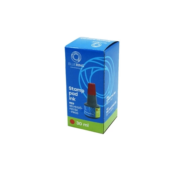 Bélyegzőfesték 30ml piros FLOWER