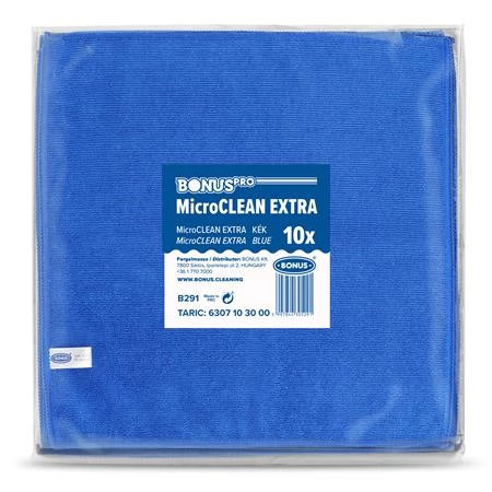 BONUS B291 MicroCLEAN Extra Törlőkendő 40x40cm 10db Kék