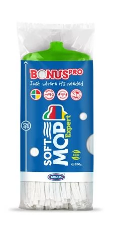 BONUS B993 SoftMOP Felmosófej ipari 40x18x4cm Zöld