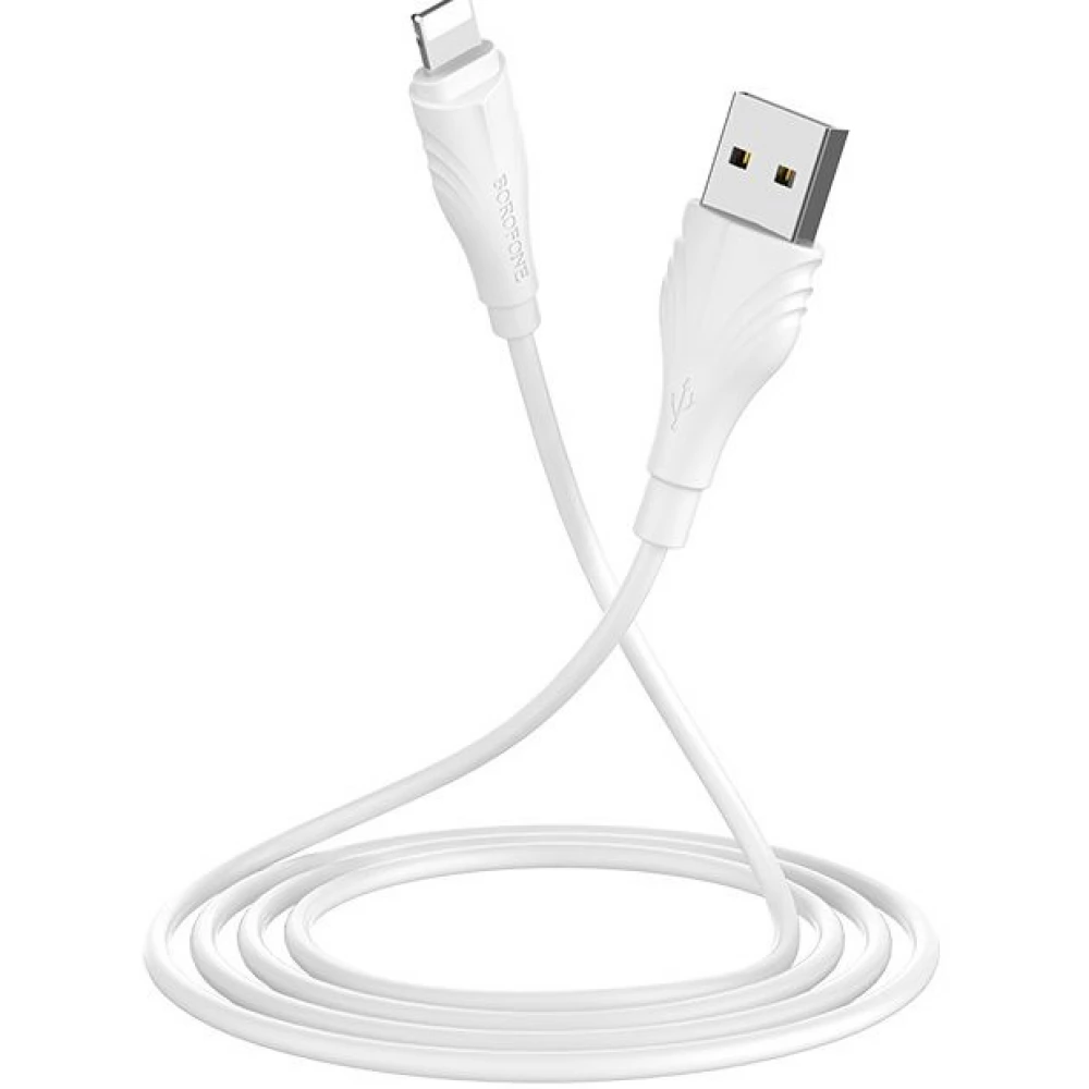 BOROFONE USB Lightning Töltő/adat Fehér 3m BX18LIGHTNING
