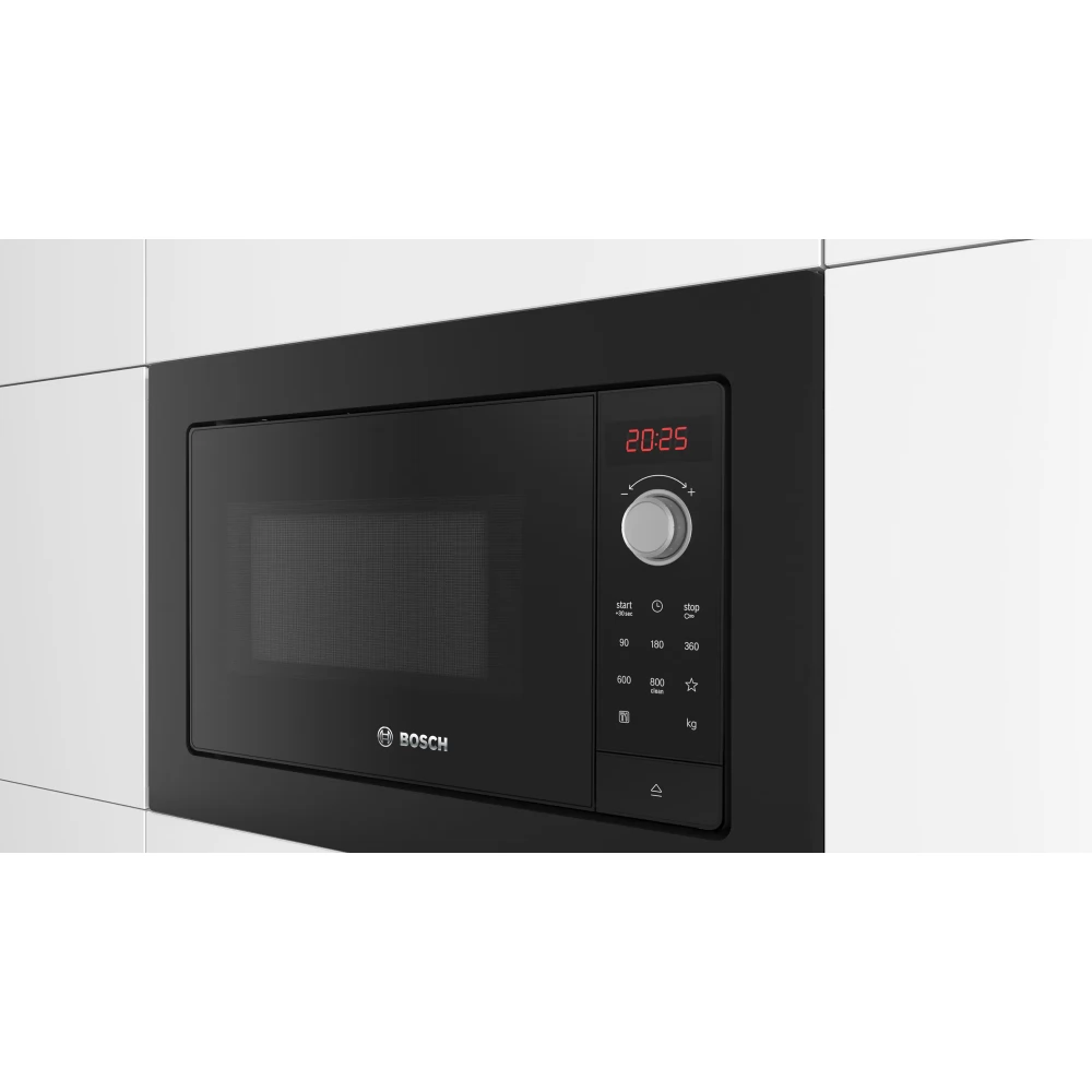 BOSCH BFL623MB3 Serie 2 Mikrohullámú sütő beépíthető 60 x 38 cm fekete