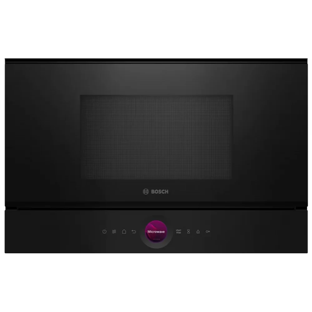 BOSCH BFL7221B1 Series 8 Mikrohullámú sütő beépített 21 l fekete