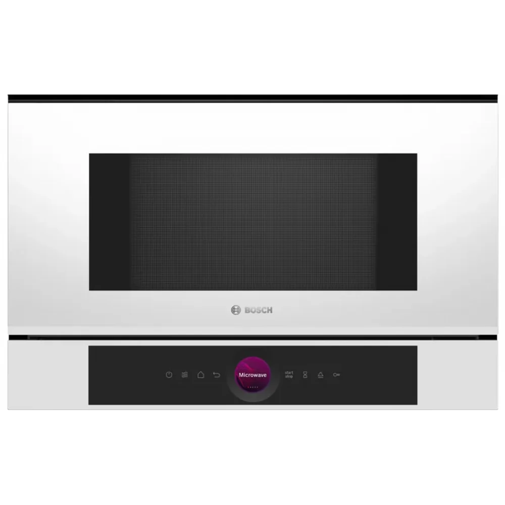 BOSCH BFL7221W1 Serie 8 Mikrohullámú sütő beépíthető fehér
