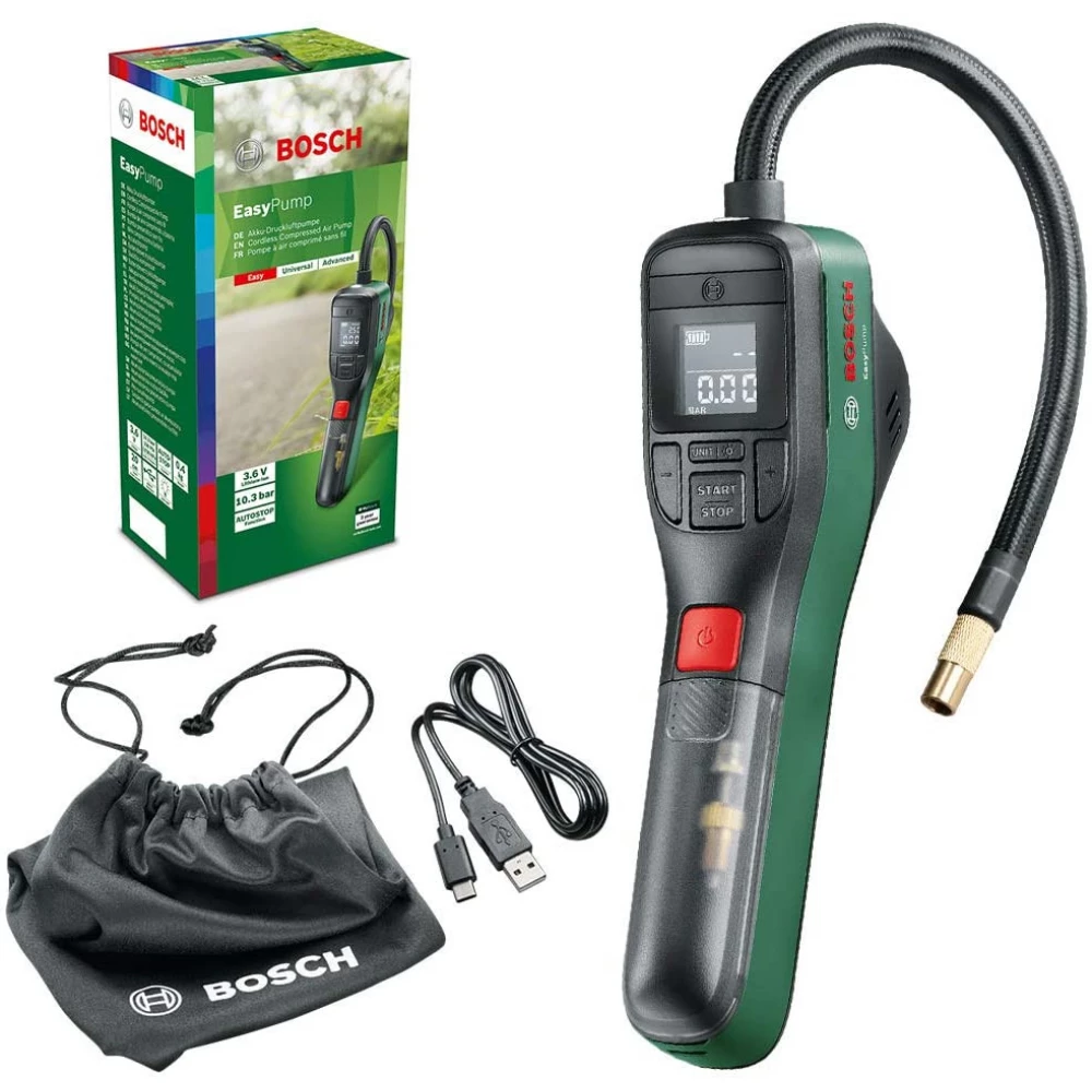 BOSCH EasyPump akkus légkompresszor