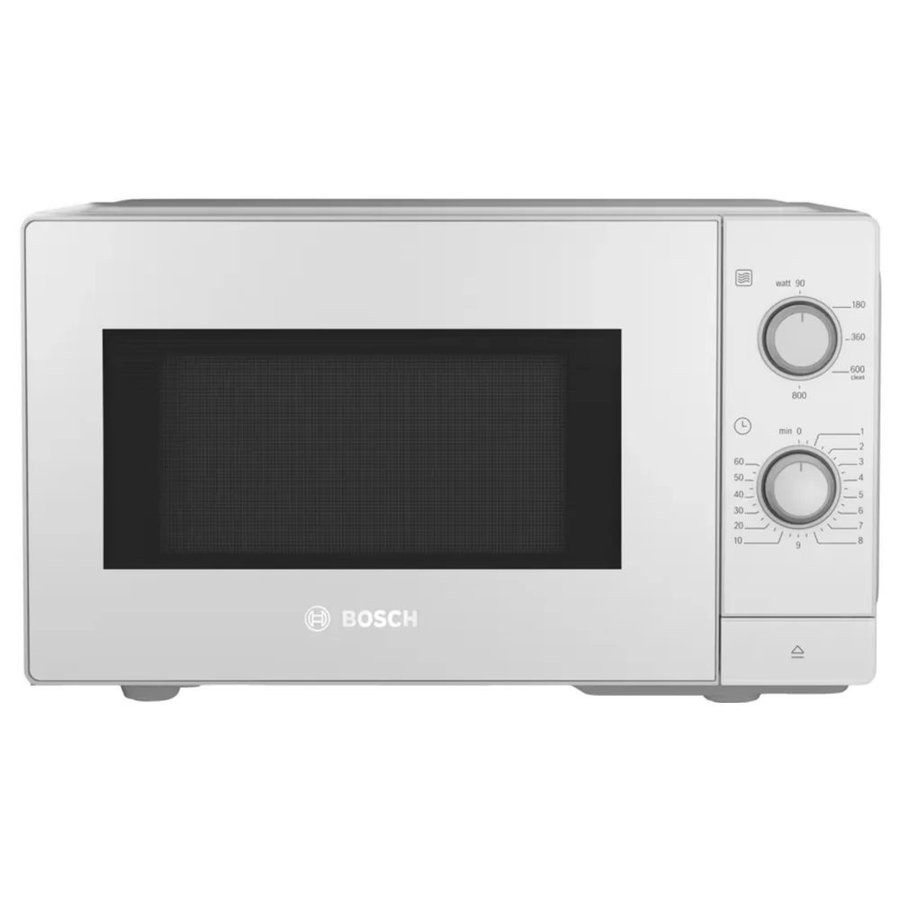 BOSCH FFL020MW0 Serie 2 Solo Mikrohullámú sütő 44 x 26 cm 800 W 20 l fehér
