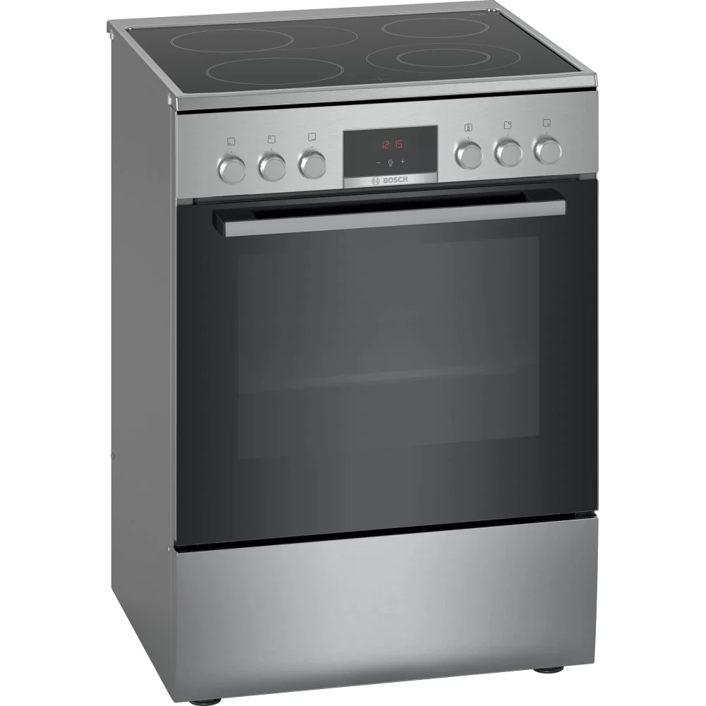 BOSCH HKR39C250 Serie 4 Tűzhely elektromos szabadon álló rozsdamentes acél