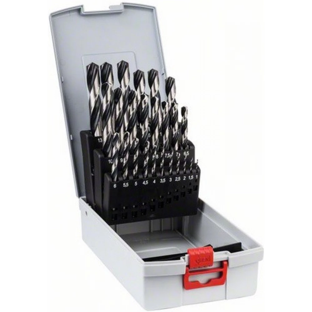 BOSCH HSS PointTeQ 25 részes spirálfúró ProBox készlet