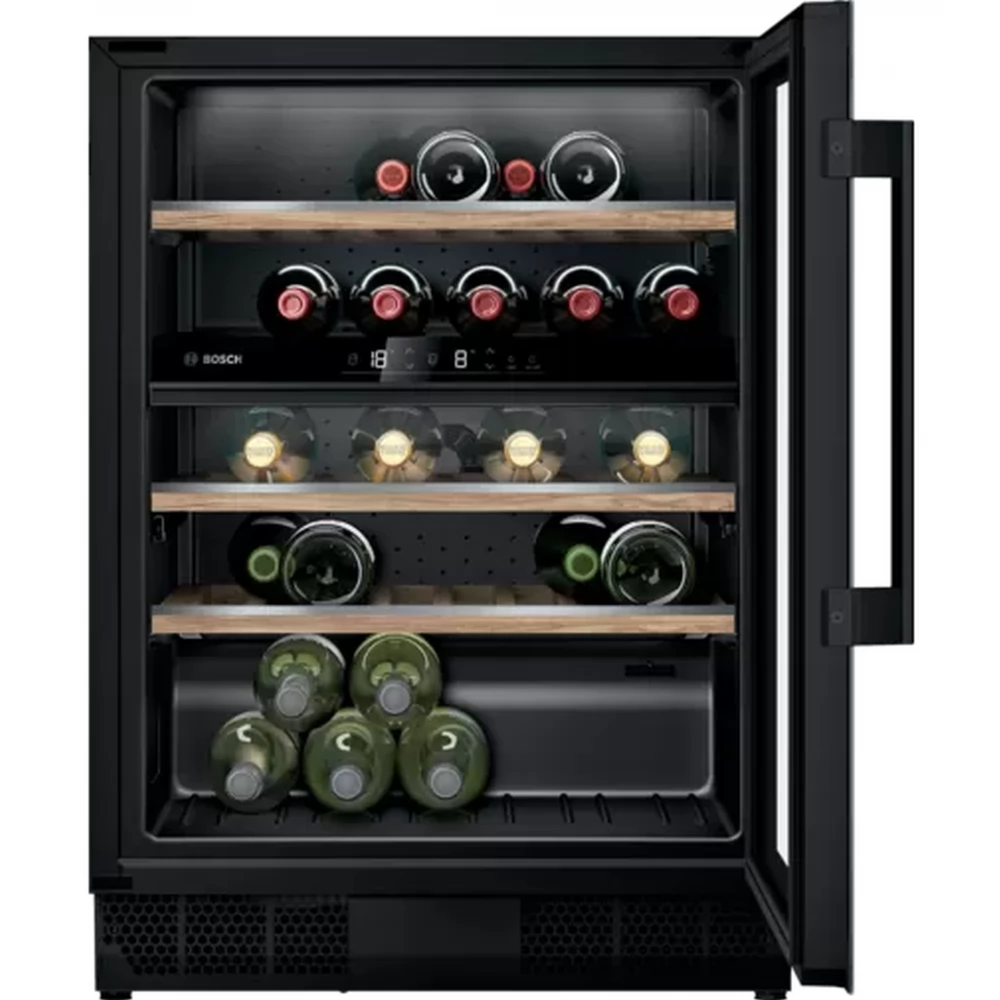BOSCH KUW21AHG0 Serie 6 Borhűtő üvegajtóval 82 x 60 cm fekete
