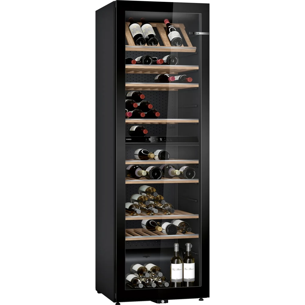 BOSCH KWK36ABGA Serie 6 Borhűtő üvegajtóval 186 x 60 cm fekete