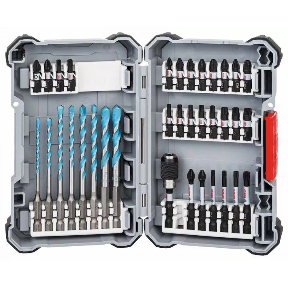 BOSCH Pick and Click MultiConstruction fúró- és Impact Control csavarbitkészlet 35 részes