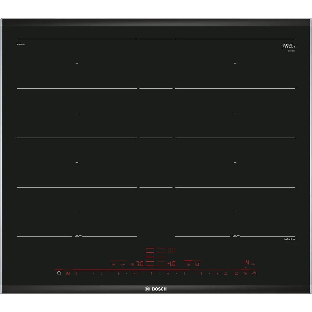 BOSCH PXY675DC1E Serie 8 Főzőlap indukciós 60 cm fekete