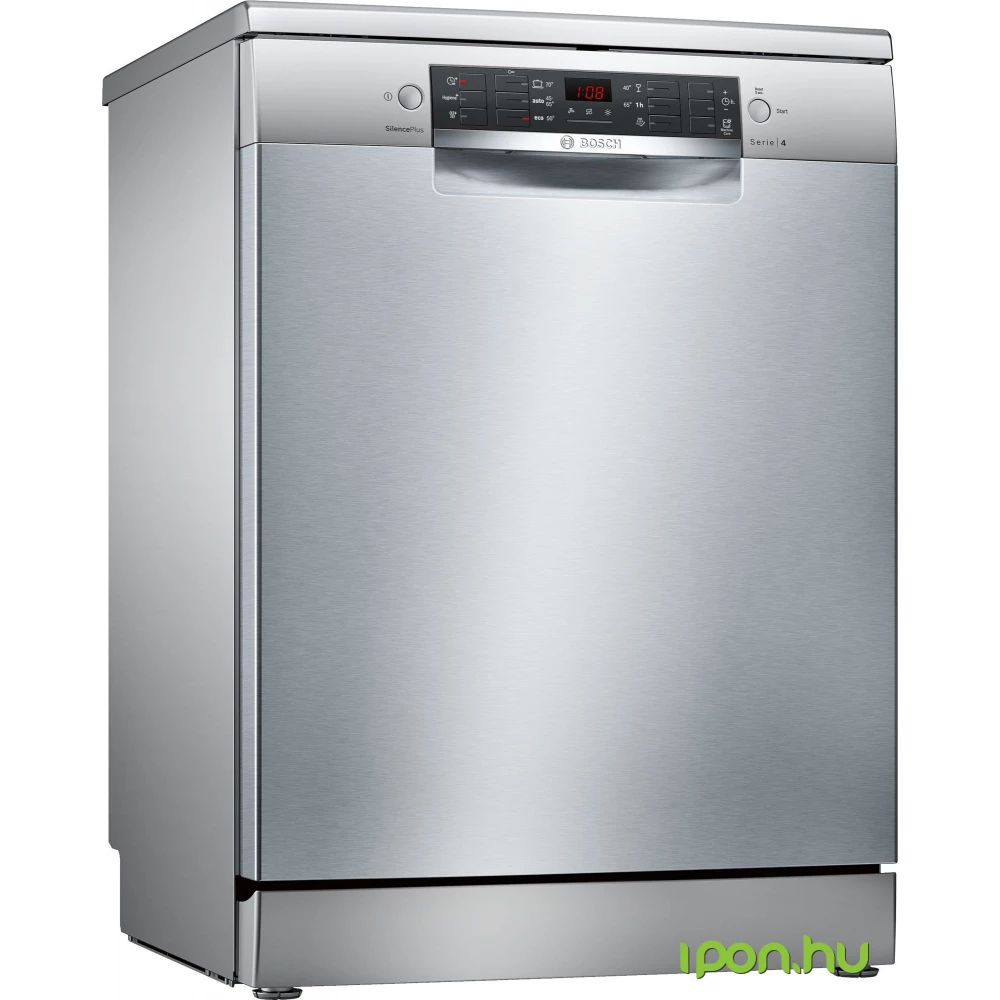 BOSCH SMS46KI01E Serie 4 Silence Plus Mosogatógép 60 cm Szabadonálló készülék - nemesacél színű festett
