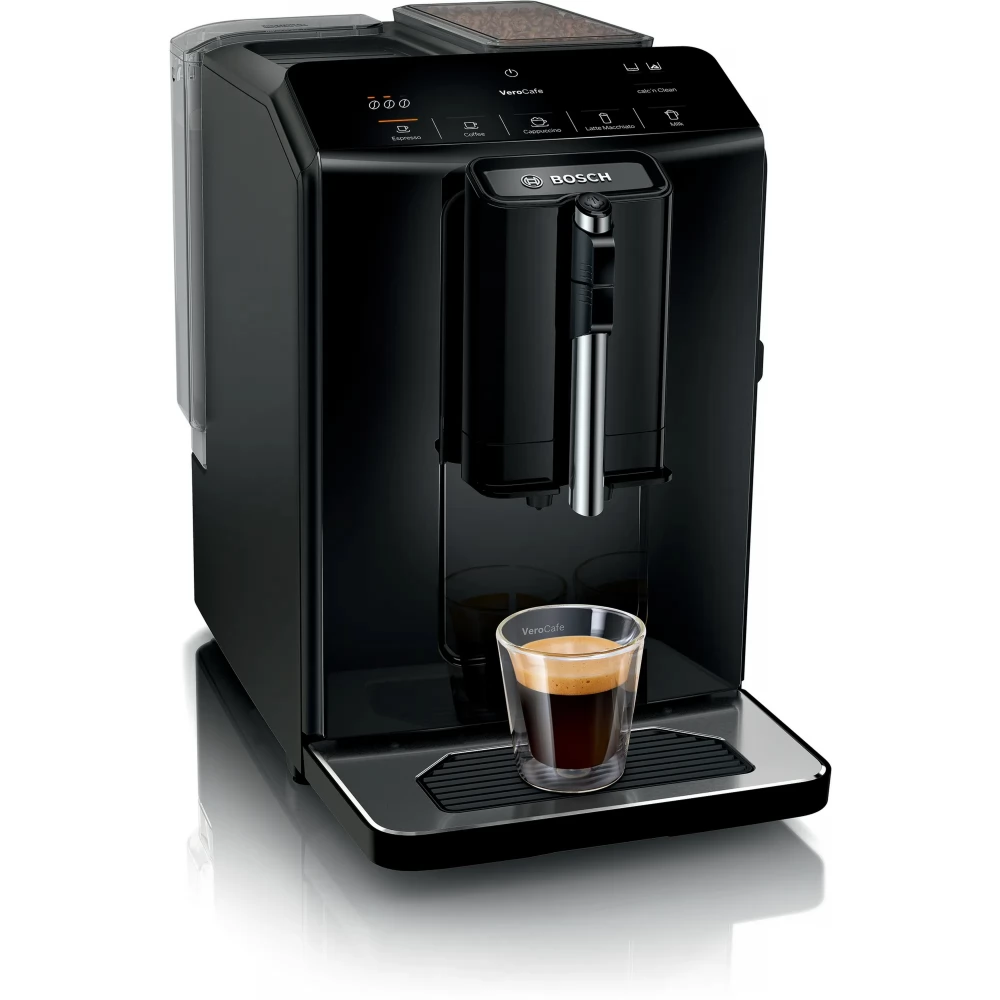 BOSCH TIE20129 Serie 2 VeroCafe Teljesen automata kávéfőző 1300 W zongorafekete