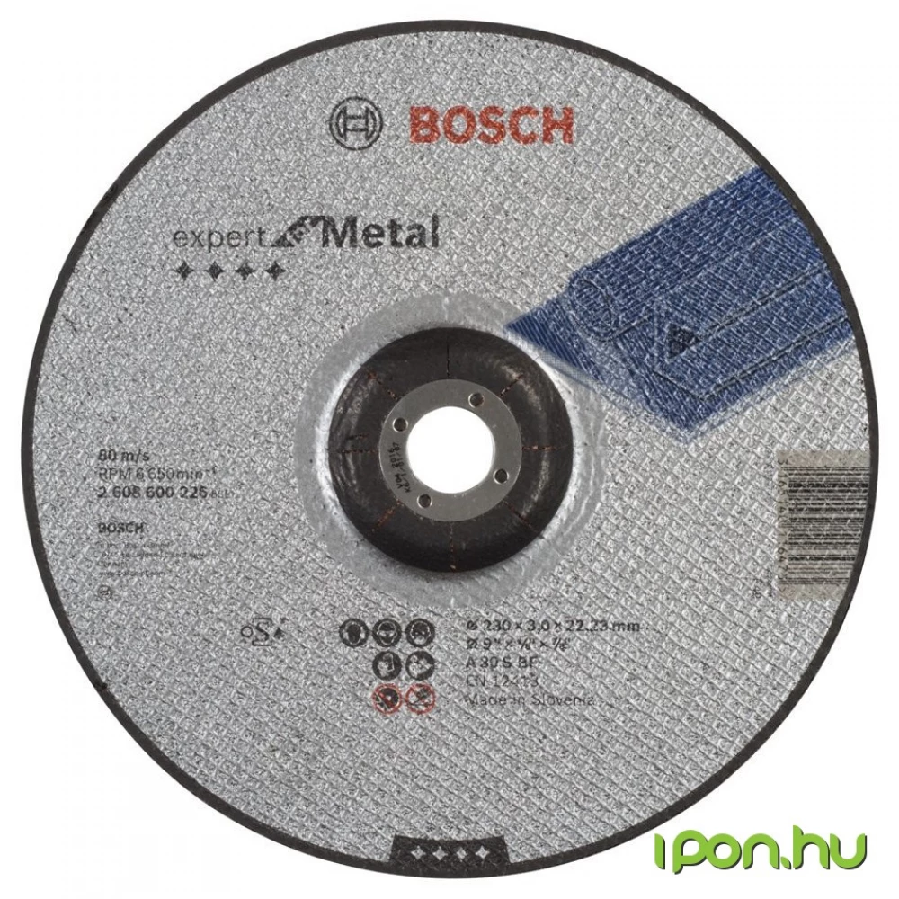 BOSCH Vágókorong 230 x 3 mm