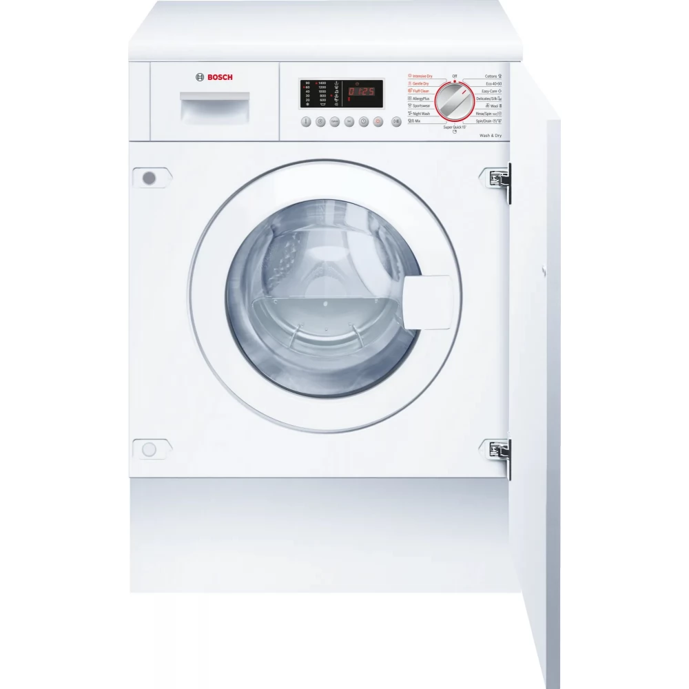 BOSCH WKD28543EU Serie 6 Mosó-szárítógép 7/4 kg 1400 fordulat/perc fehér