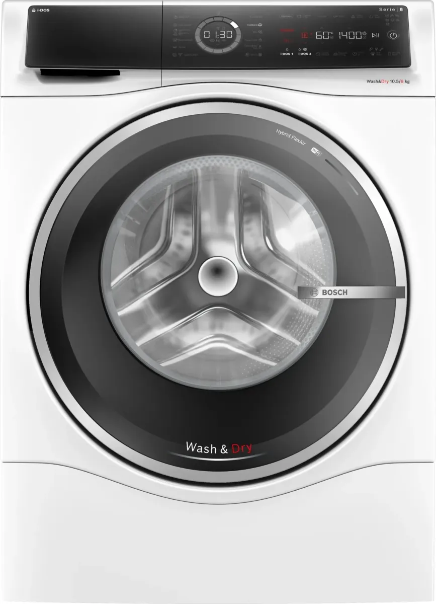 BOSCH WNC254A0BY Serie 8 Mosó-szárítógép 10.5/6 kg D fehér