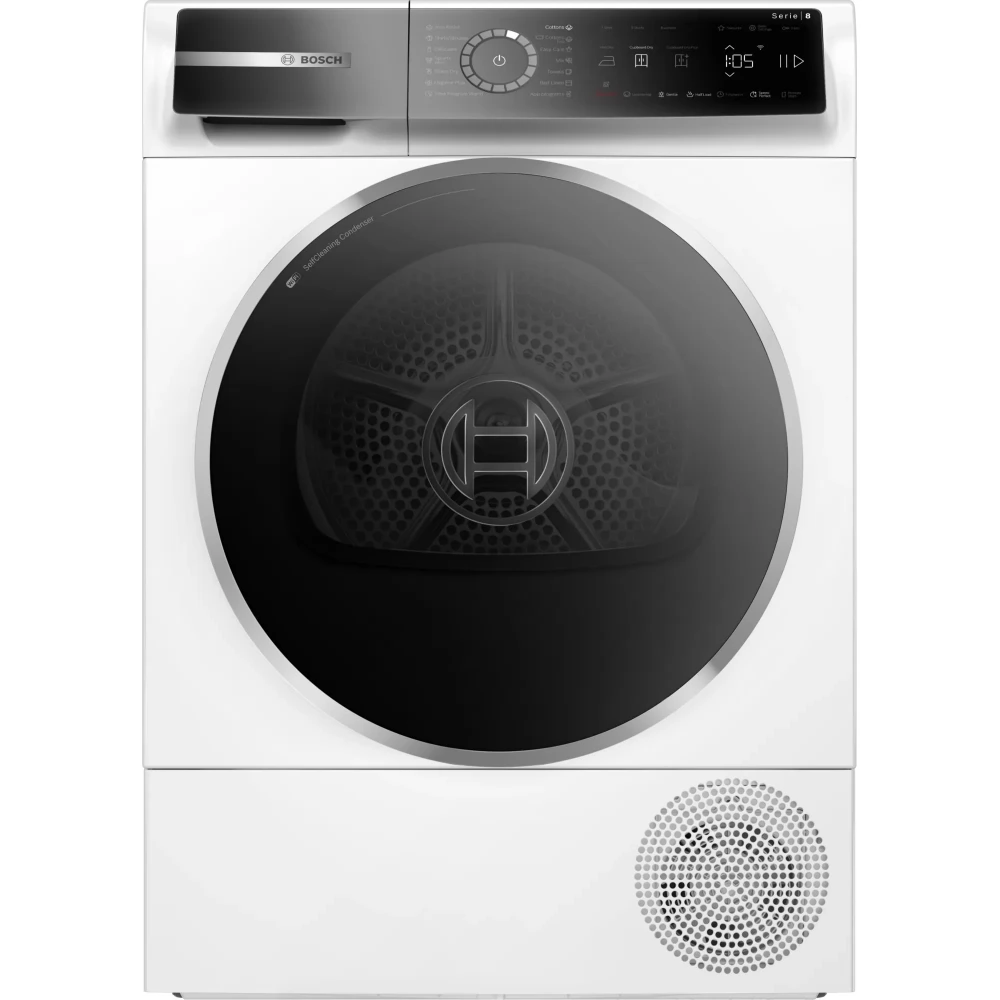 BOSCH WQB246C0BY Serie 8 Hőszívattyús szárítógép 9 kg A+++ fehér