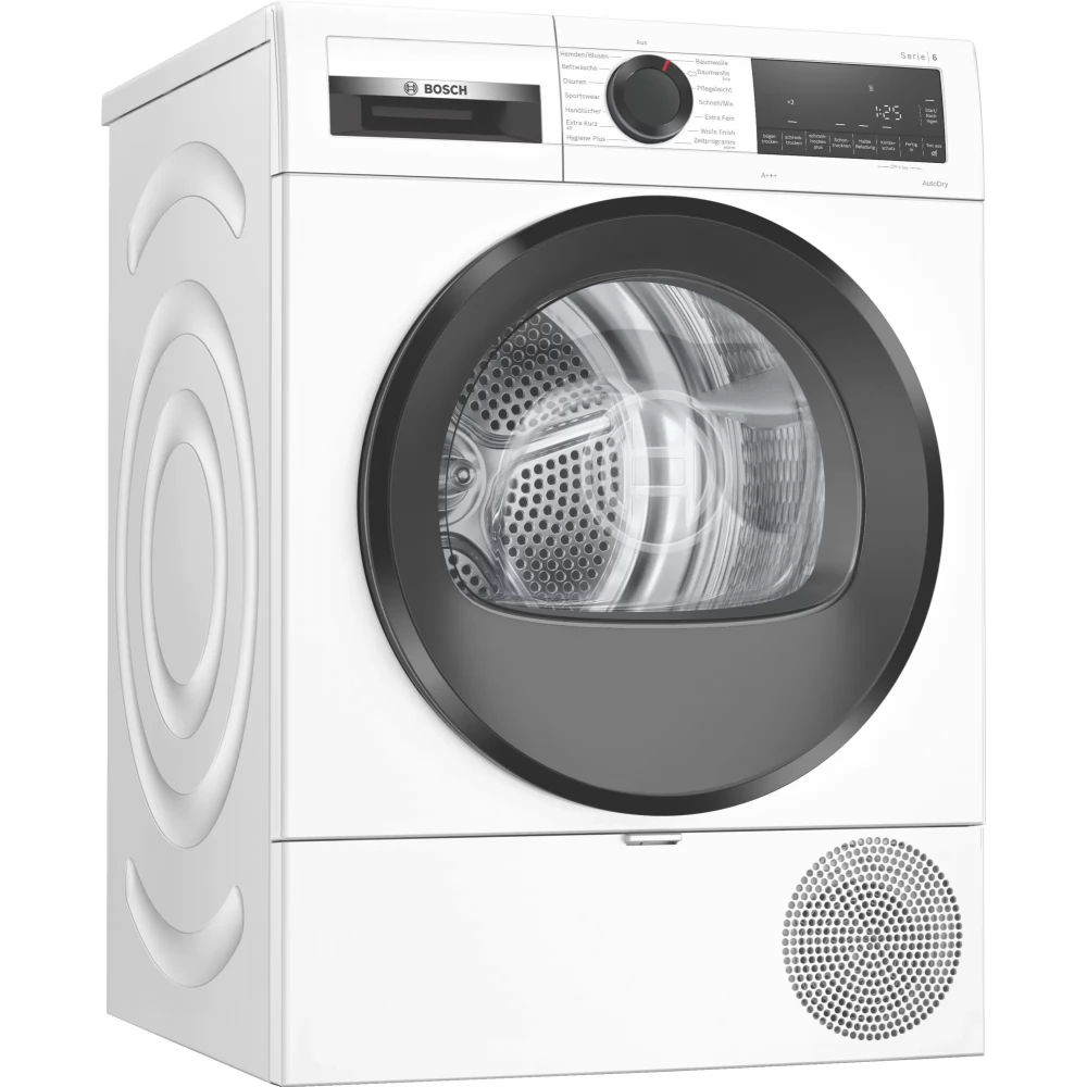 BOSCH WQG233D40 Serie 6 Szárítógép Hőszívattyús kondenzációs 8 kg fehér