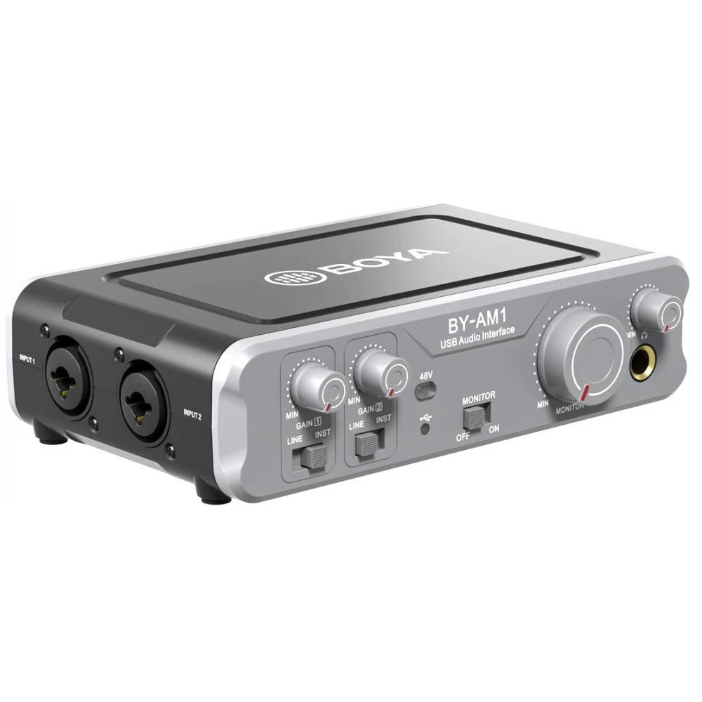 BOYA BY-AM1 Két csatornás USB audio mixer