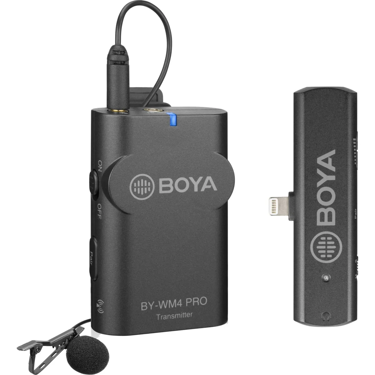 BOYA BY-WM4 Pro-K3 2.4GHz Univerzális vezeték nélküli mikrofon (iOS 1+1)