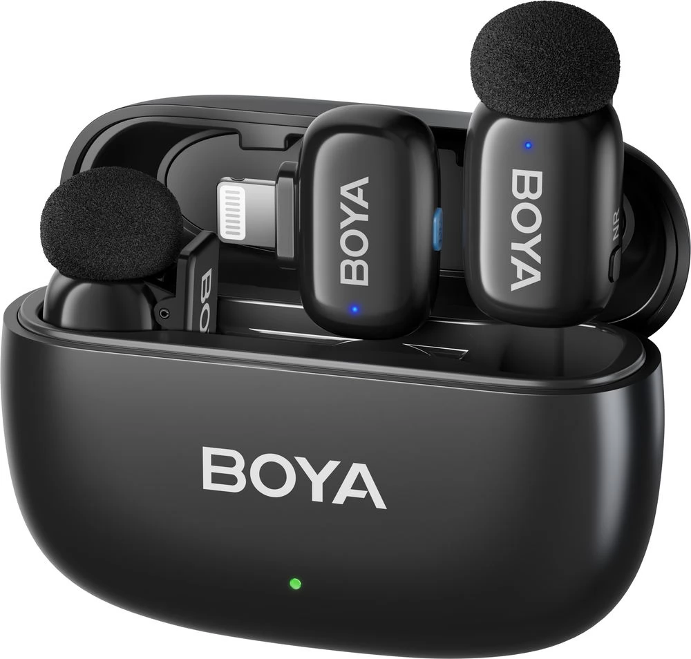 BOYA Mini Mikrofon készlet Lightning fekete