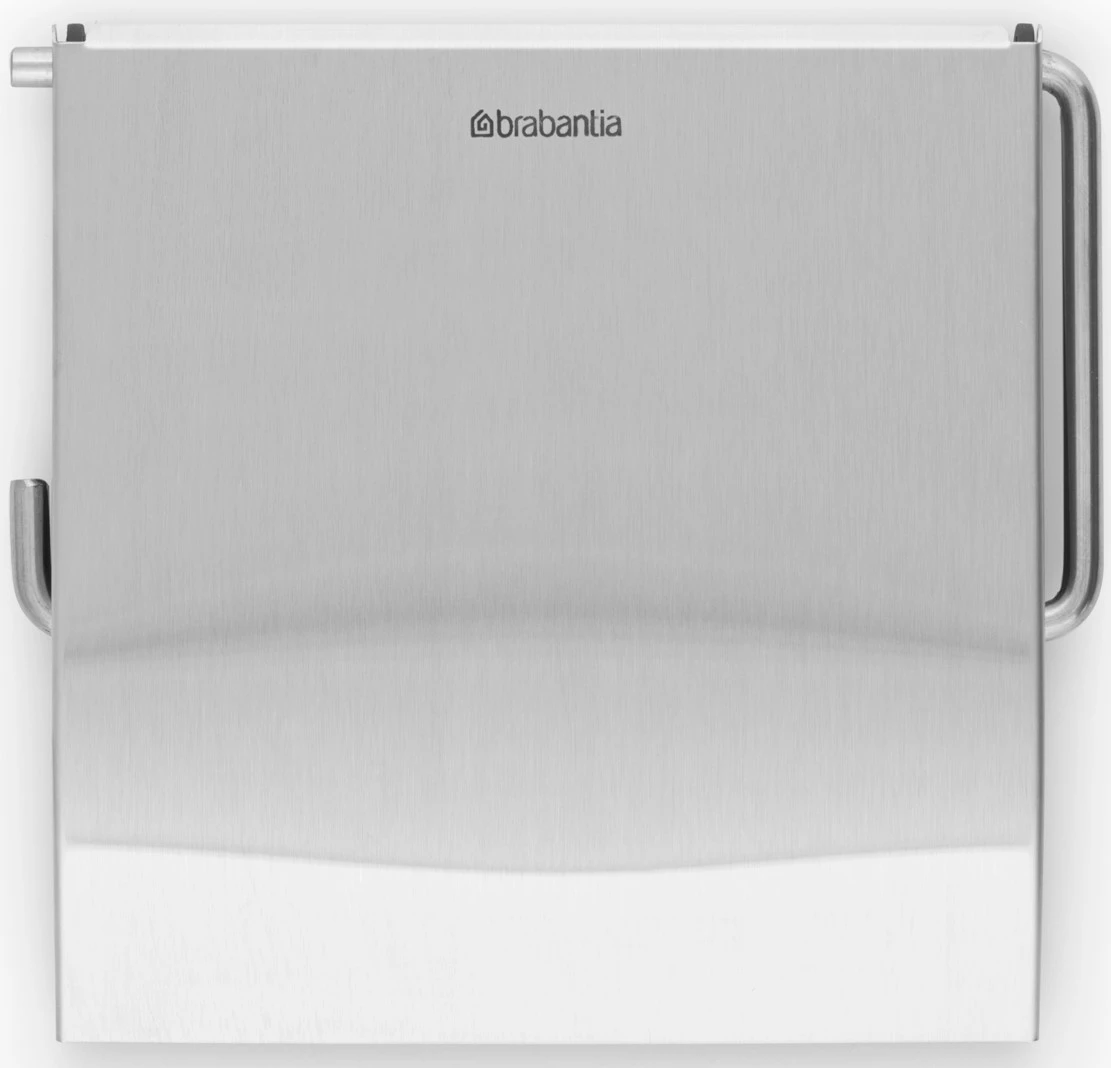 BRABANTIA ReNew fali kistekercses WC-papír tartó fedővel r.m. acél selyem - 385322