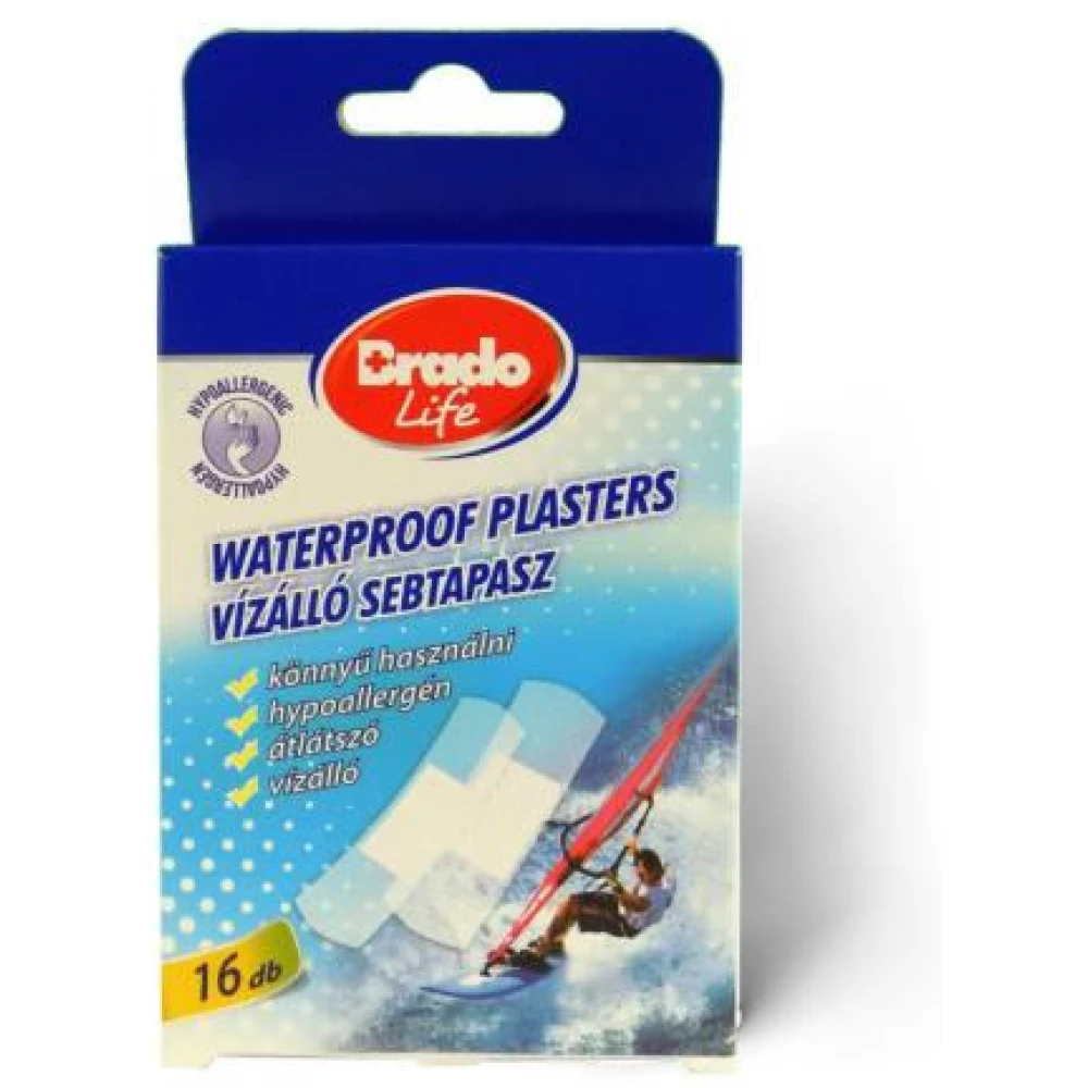 BRADO Life Sebtapasz 16db-os Vízálló (10db/#)