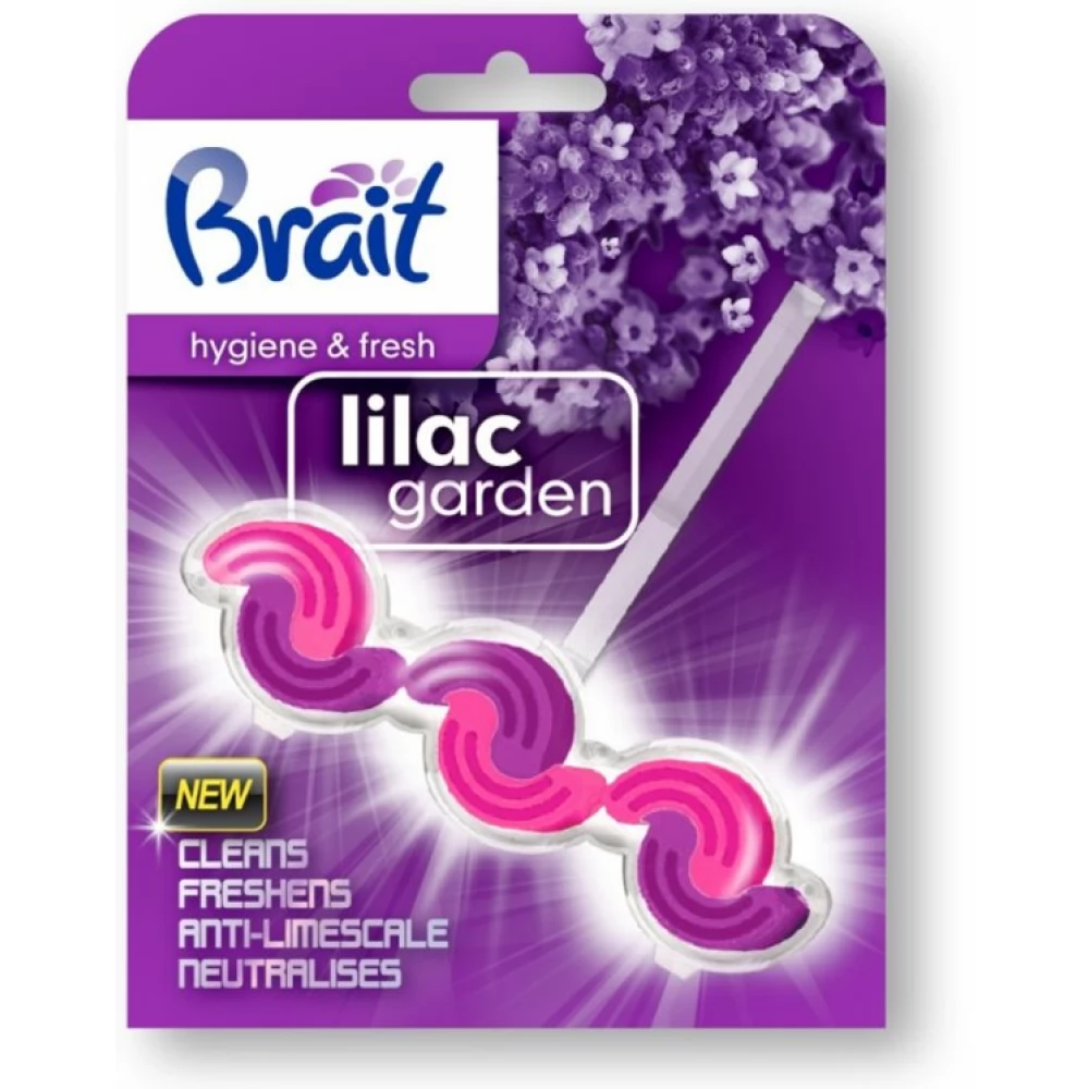 BRAIT 16271 Brait Hygiene and fresh WC tisztító blokk 2 fázisú 3x45 g orgona