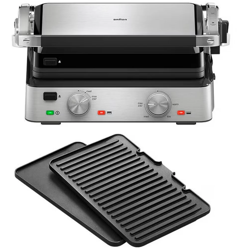 BRAUN CG 7020 MultiGrill 7 kontakt grill fekete/rozsdamentes acél