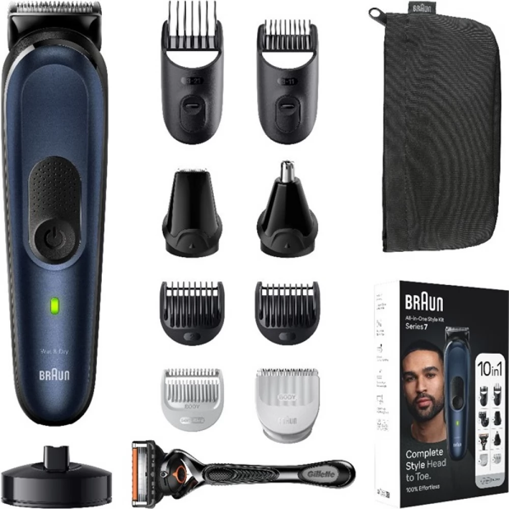 BRAUN MGK7410 10in1 Multifunkciós testszőrzet ápoló kék