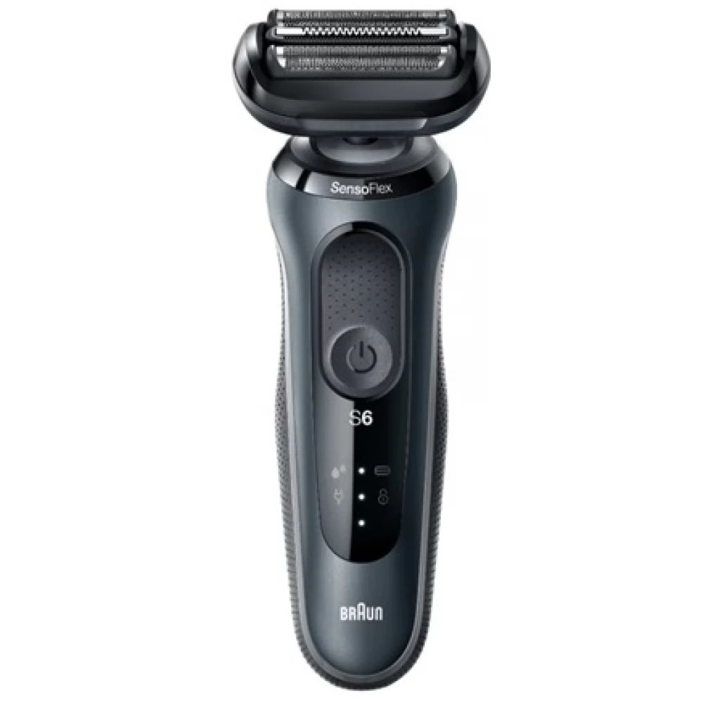 BRAUN Series 6 61-N1000S Wet&Dry Elektromos borotva utazótokkal szürke