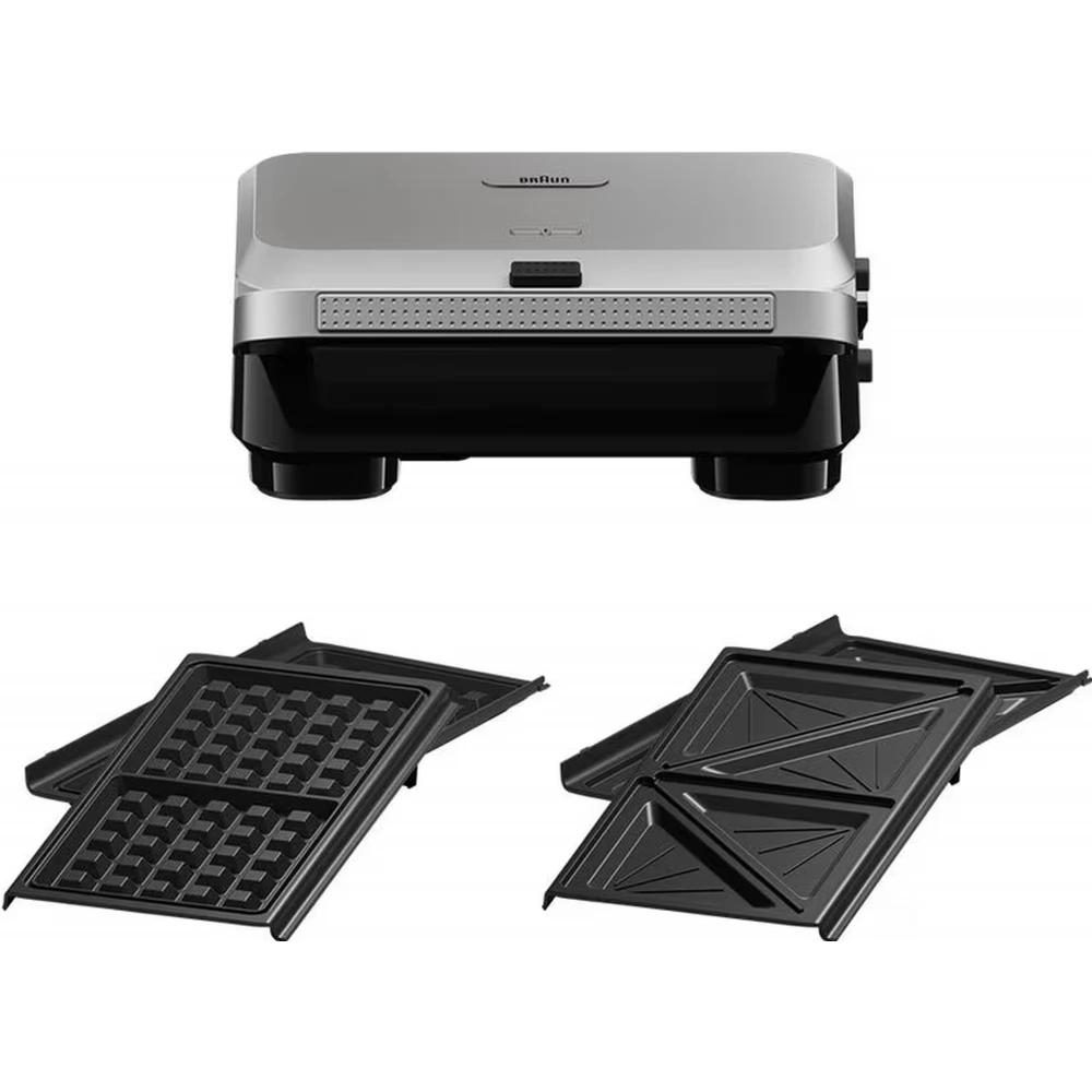 BRAUN SM5005 szendvicssütő 800W ezüst/fekete