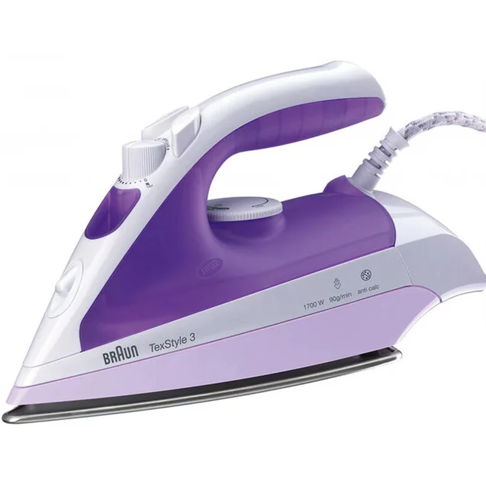 BRAUN TS 320C TexStyle 3 Vasaló gőzölős 2000 W fehér / lila