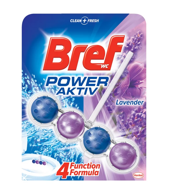 BREF BRPA50LEV Power Aktív WC illatosító levendula 50g