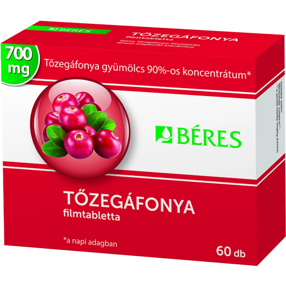 Béres tőzegáfonya filmtabletta 60 db