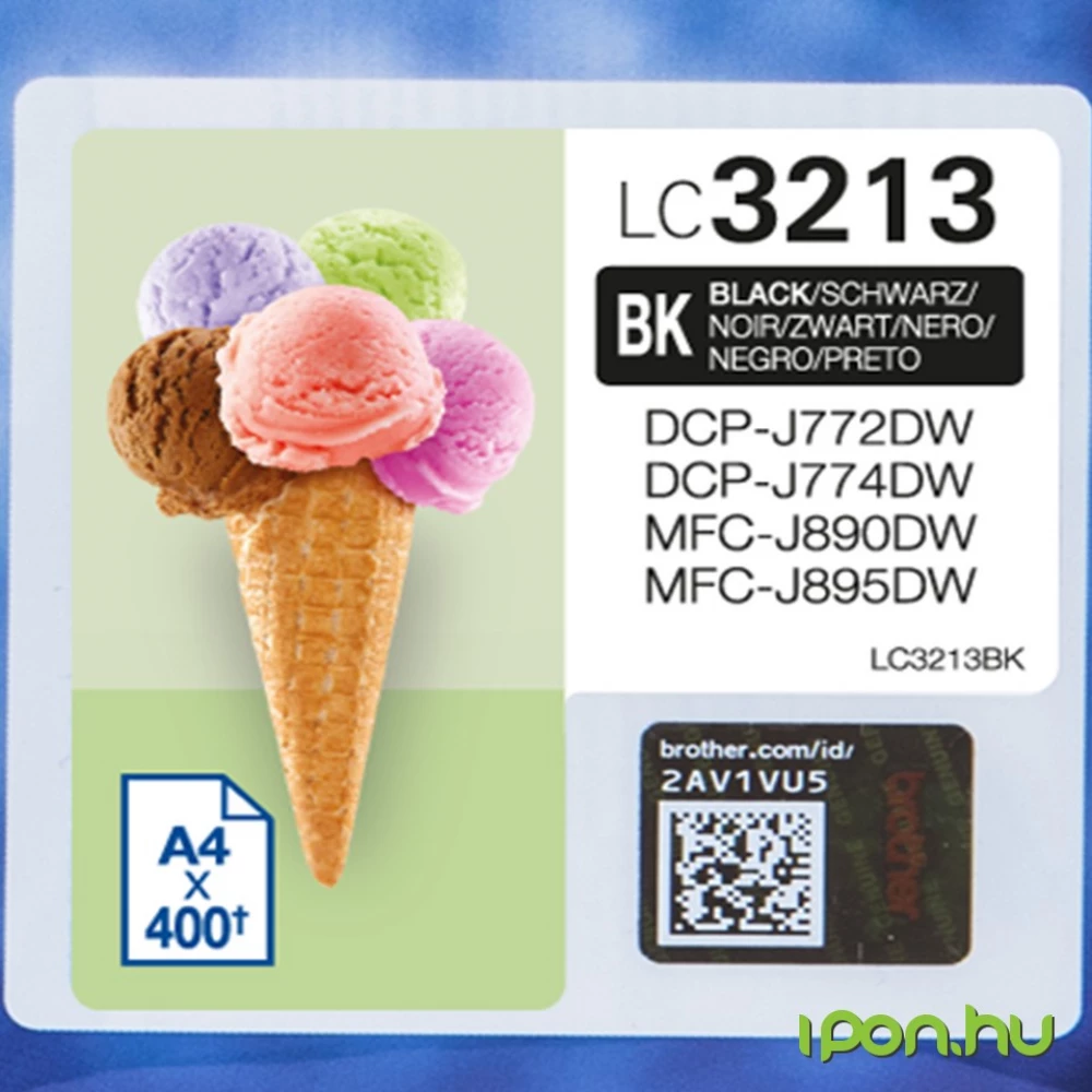 BROTHER LC3213BK EREDETI