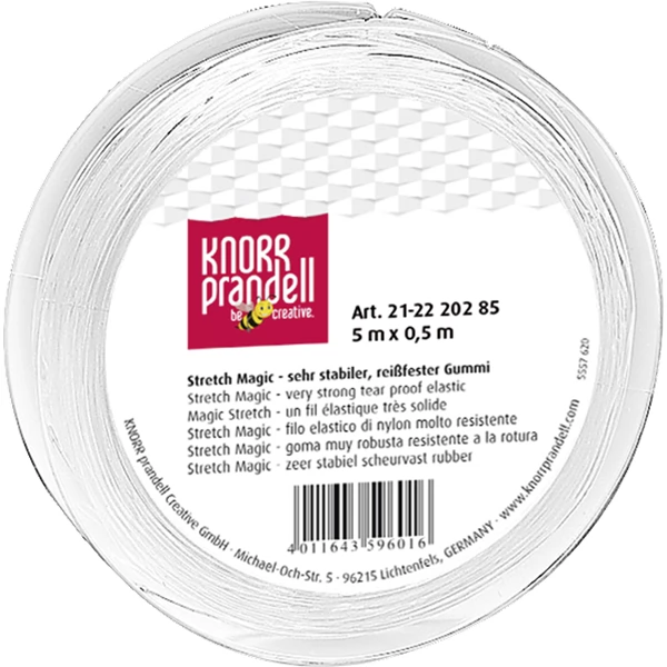 BRUNNEN Knorr Prandell 0.5 mm 5m átlátszó elasztikus gumidamil