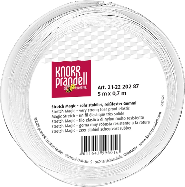 BRUNNEN Knorr Prandell 0.7 mm 5 m elasztikus gumidamil átlátszó