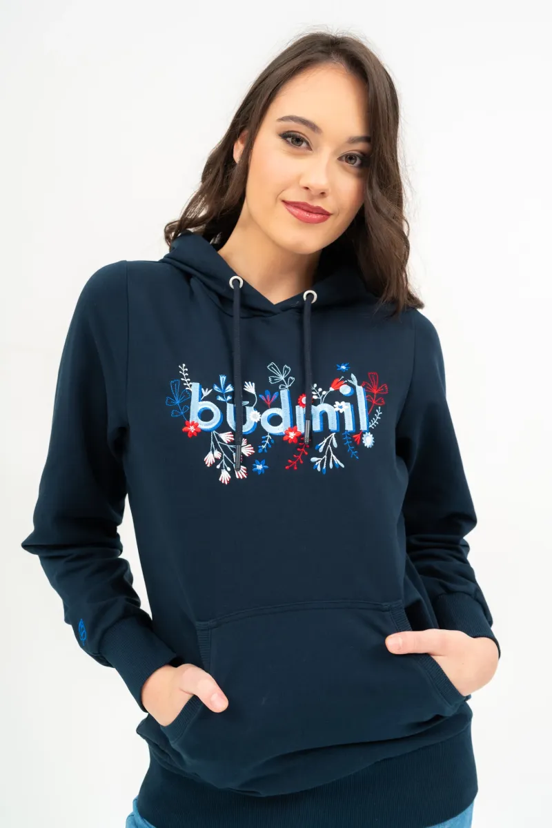 BUDMIL Kapucnis szabadidőfelső Női XL s.kék 20220919-002251-0599