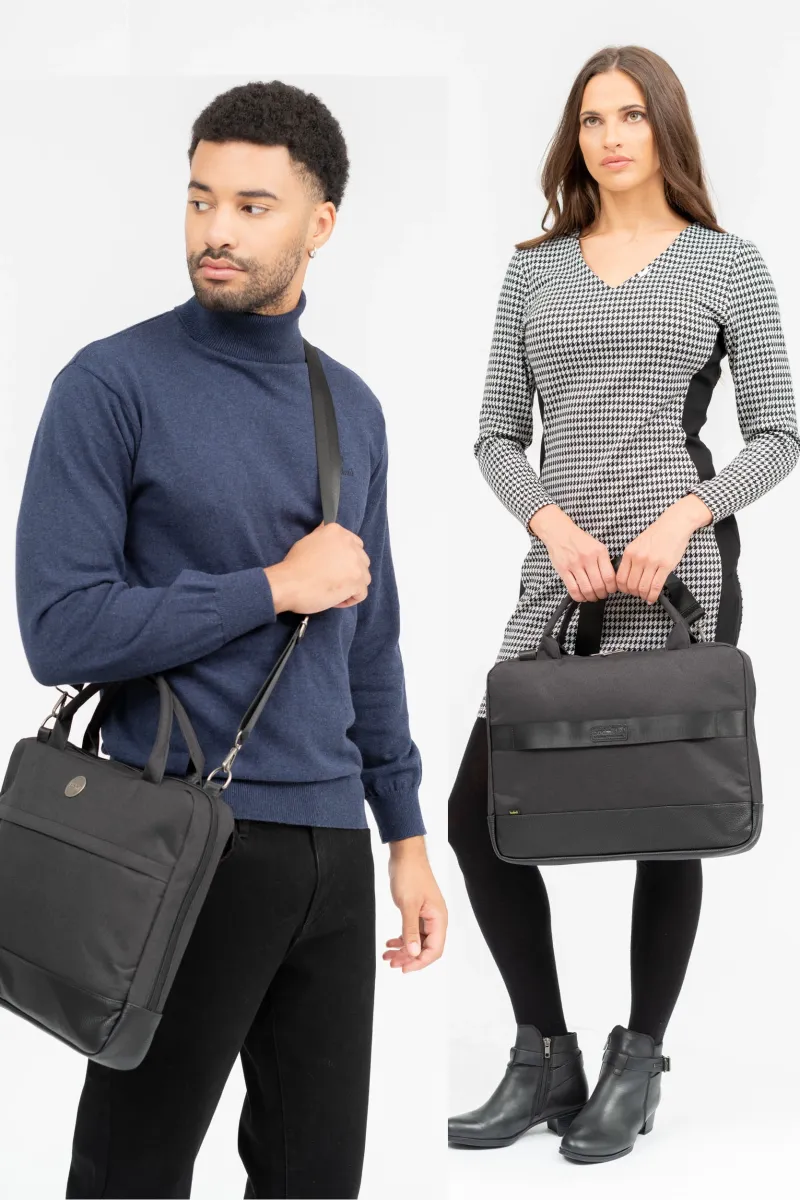 BUDMIL Laptoptáska Unisex fekete 10050220-002232-0000