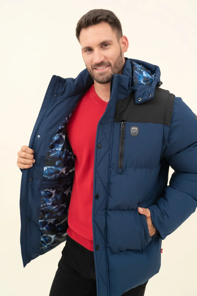 BUDMIL MELLÉNNYÉ ALAKÍTHATÓ TÉLI DZSEKI Férfi XXXL s.kék-fekete 20030545-002242-0799