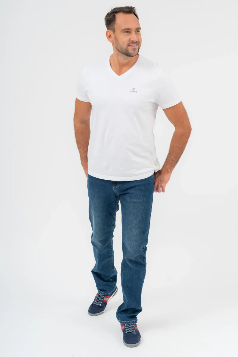 BUDMIL modern fit póló Férfi L fehér 20300434-001241-0499