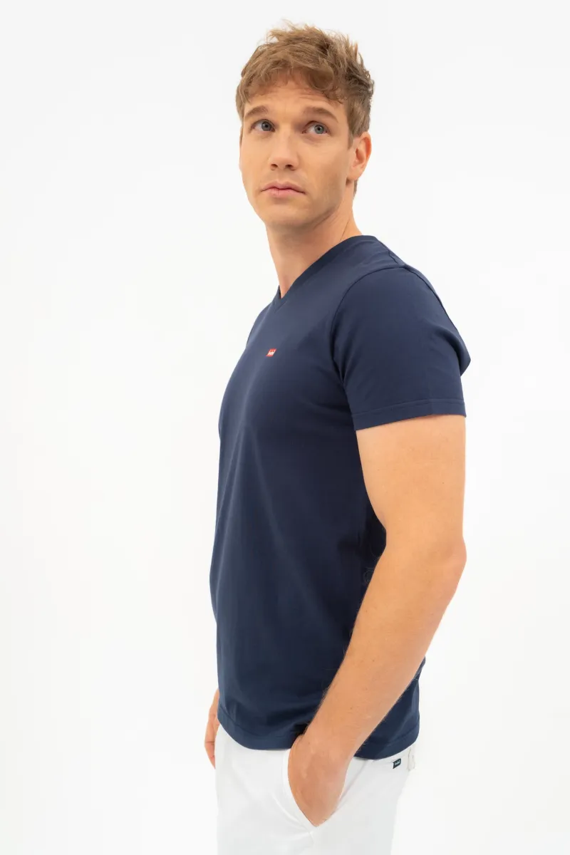 BUDMIL modern fit póló Férfi L s.kék 20300449-003251-0499